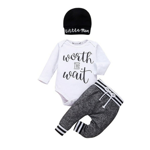 Infant Baby Boy Cotton Sets Long Sleeve