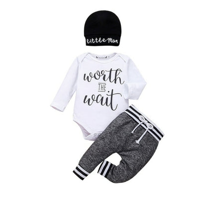 Infant Baby Boy Cotton Sets Long Sleeve