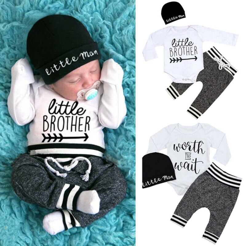 Infant Baby Boy Cotton Sets Long Sleeve