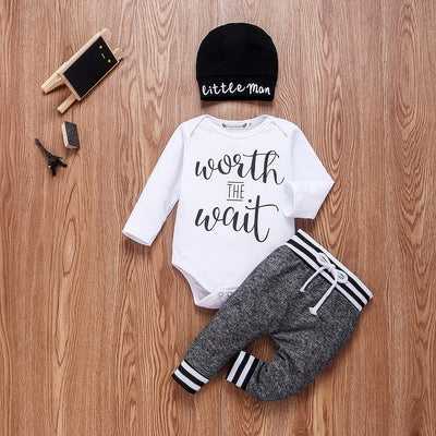 Infant Baby Boy Cotton Sets Long Sleeve