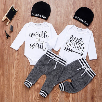 Infant Baby Boy Cotton Sets Long Sleeve