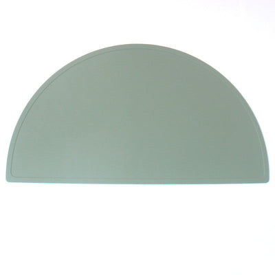 Food Grade Silicone Round Children Waterproof Placemat Maroon Asteria