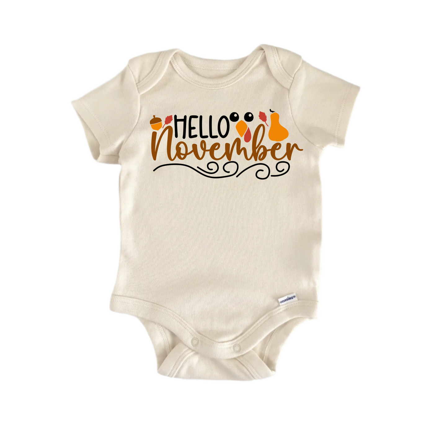 Hello November - Baby Boy Girl Clothes Infant Onesie® Funny Cute GS1 Teal Clytemnestra