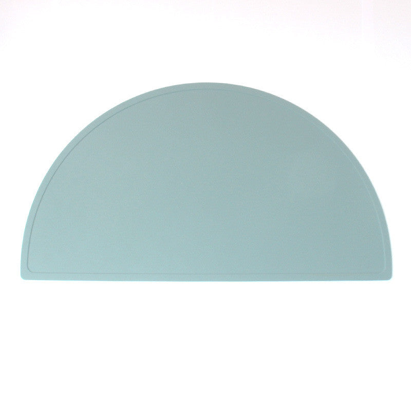 Food Grade Silicone Round Children Waterproof Placemat Maroon Asteria