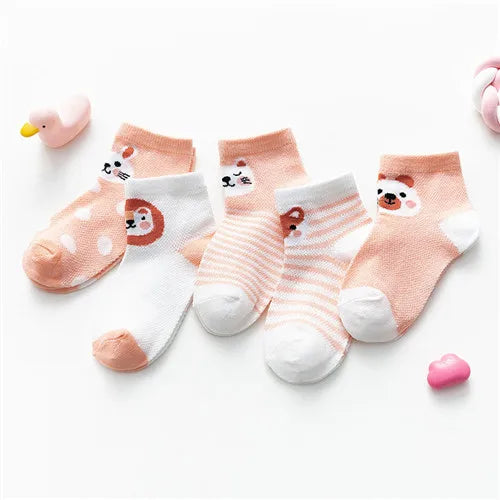 5Pairs/lot 0-24M Infant Baby Socks Baby Socks for Boys Girls Cotton AliExpress