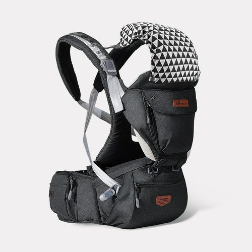 Ergonomic 3-in-1 Baby Carrier and Hipseat Maroon Chronos