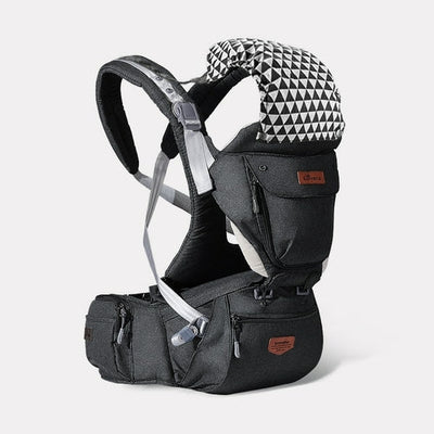 Ergonomic 3-in-1 Baby Carrier and Hipseat Maroon Chronos