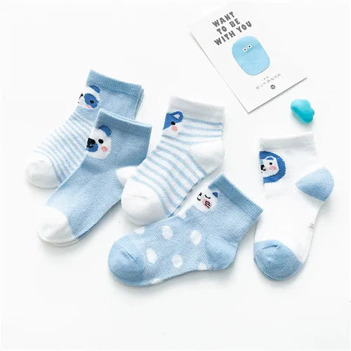 5Pairs/lot 0-24M Infant Baby Socks Baby Socks for Boys Girls Cotton AliExpress