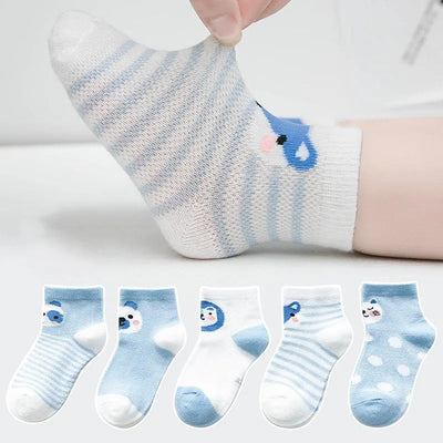 5Pairs/lot 0-24M Infant Baby Socks Baby Socks for Boys Girls Cotton AliExpress