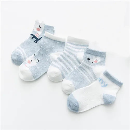 5Pairs/lot 0-24M Infant Baby Socks Baby Socks for Boys Girls Cotton AliExpress