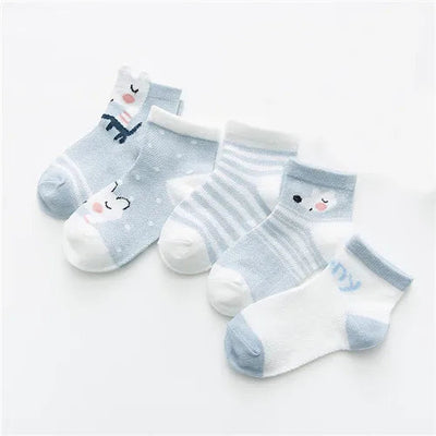 5Pairs/lot 0-24M Infant Baby Socks Baby Socks for Boys Girls Cotton AliExpress