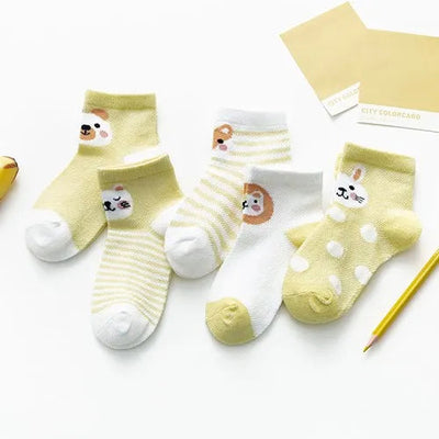 5Pairs/lot 0-24M Infant Baby Socks Baby Socks for Boys Girls Cotton AliExpress