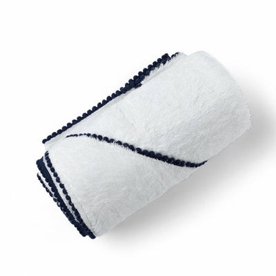 BAMBOO COTTON POM POM HOODED TOWEL Ivory Meleager