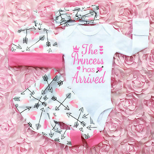 Newest 4PCS Baby Clothes New Born Infant Cute Soft Baby Girls Clothes AliExpress