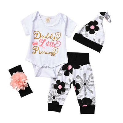 Newest 4PCS Baby Clothes New Born Infant Cute Soft Baby Girls Clothes AliExpress