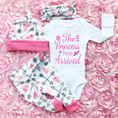 Newest 4PCS Baby Clothes New Born Infant Cute Soft Baby Girls Clothes AliExpress