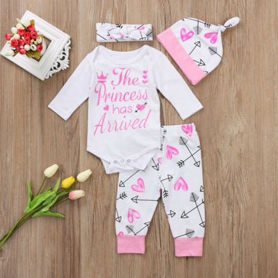Newest 4PCS Baby Clothes New Born Infant Cute Soft Baby Girls Clothes AliExpress