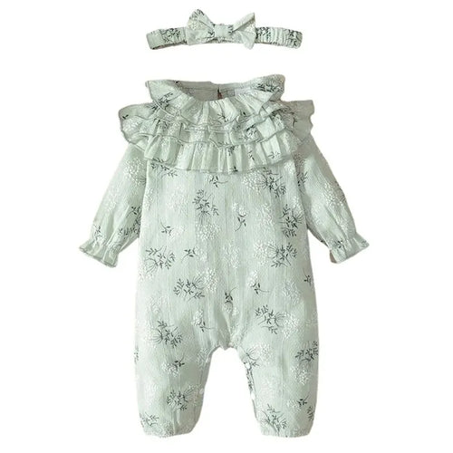 Newborn Baby Girl Spring and Autumn Bodysuit Floral Print Long Sleeve AliExpress