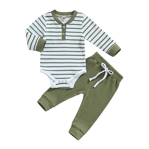 Newborn Baby Boys Girl Fall Winter Clothes Ribbed Knitted Long Sleeve AliExpress