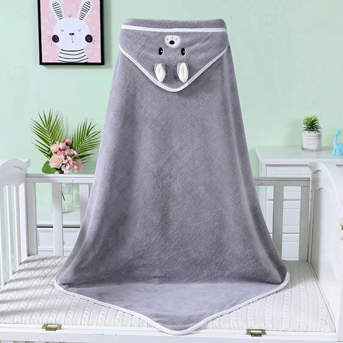 Newborn Hooded Soft Towel Blanket