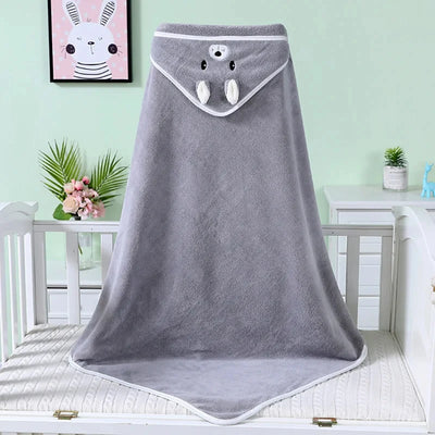 Newborn Hooded Soft Towel Blanket