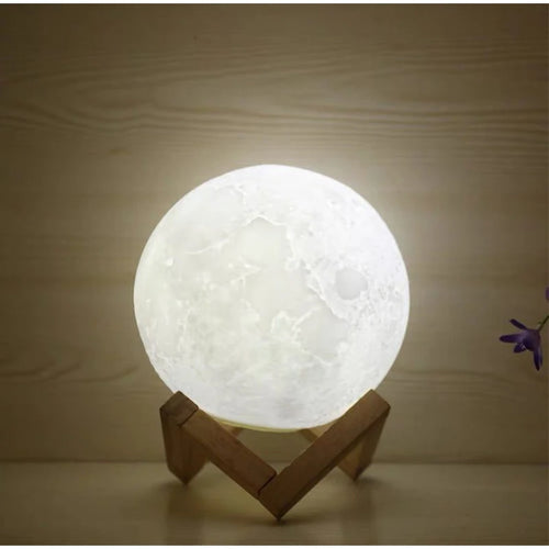 LED Night Light 3d Printing Moonlight 8 cm Bedroom Decoration AliExpress