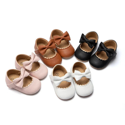 Meckior 2024 New Baby Girls Shoes Bowknot Party Dress First Walker AliExpress