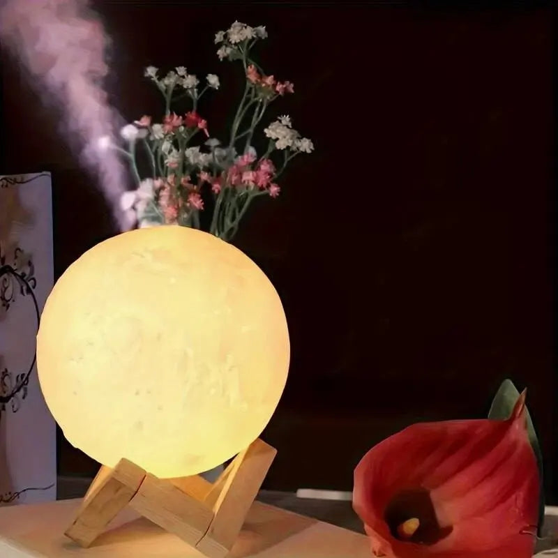 LED Night Light 3d Printing Moonlight 8 cm Bedroom Decoration AliExpress
