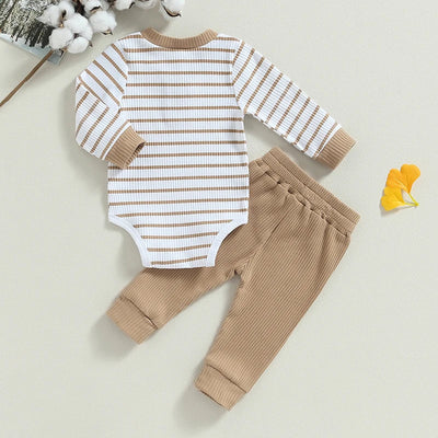 Newborn Baby Boys Girl Fall Winter Clothes Ribbed Knitted Long Sleeve AliExpress