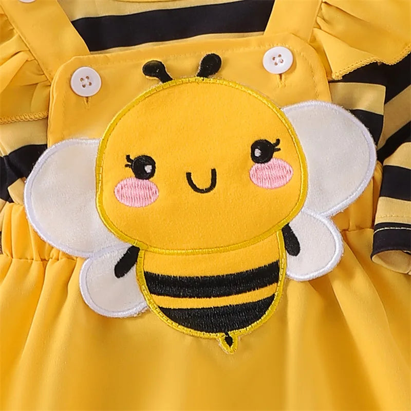 Newborn Baby Girl Halloween Outfit Long Flying Sleeve Romper Bee AliExpress