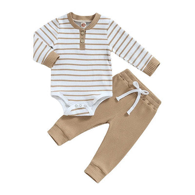 Newborn Baby Boys Girl Fall Winter Clothes Ribbed Knitted Long Sleeve AliExpress
