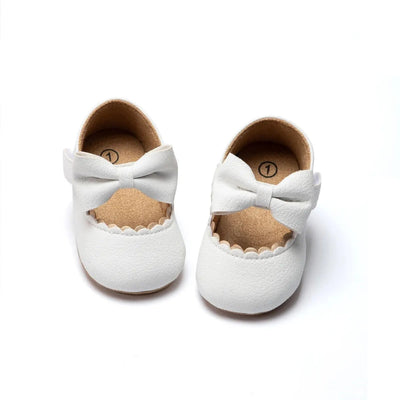 Meckior 2024 New Baby Girls Shoes Bowknot Party Dress First Walker AliExpress