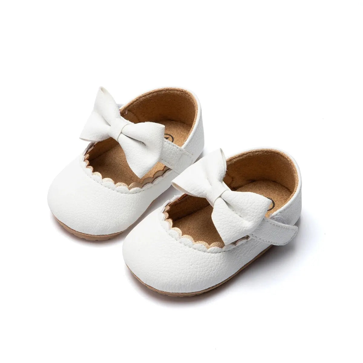 Meckior 2024 New Baby Girls Shoes Bowknot Party Dress First Walker AliExpress
