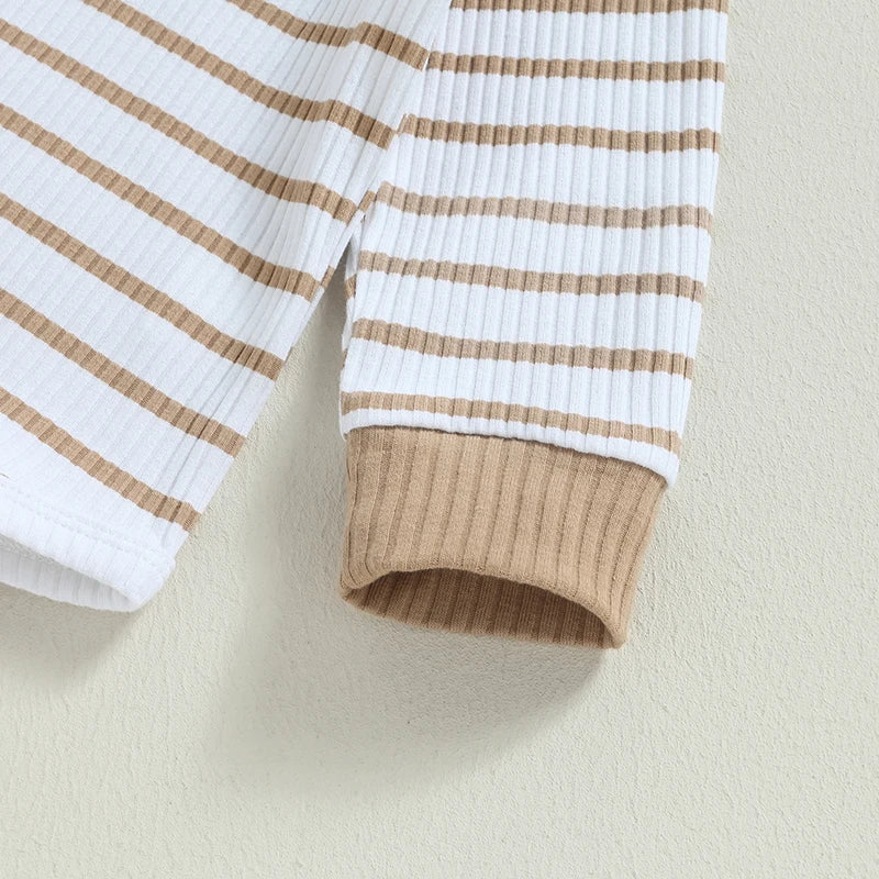 Newborn Baby Boys Girl Fall Winter Clothes Ribbed Knitted Long Sleeve AliExpress