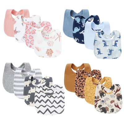 4Pcs Baby Bibs Burp Clothes Cartoon Newborn Saliva Towels for Girls AliExpress