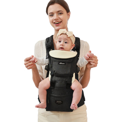 Ergonomic 3-in-1 Baby Carrier and Hipseat Maroon Chronos