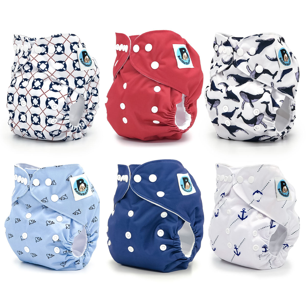 Yachtsman Cloth Diaper Collection Purple Oscar