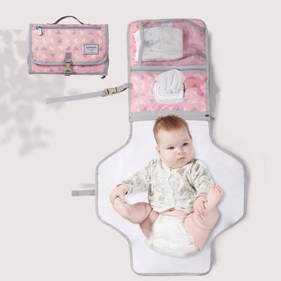 Folding Travel Changing Pad Maroon Chronos