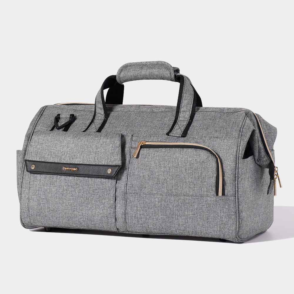 3 in 1 Weekender Travel Luggage Maroon Chronos