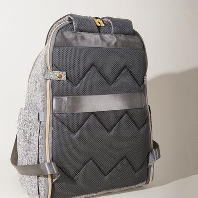 Foldable Backpack Diaper Bag Maroon Chronos