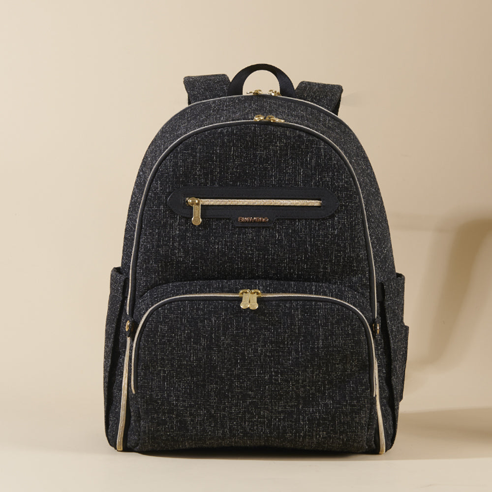 Foldable Backpack Diaper Bag Maroon Chronos