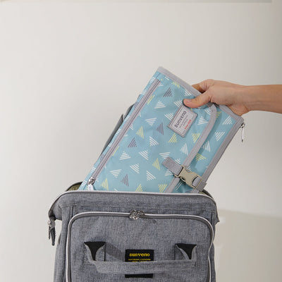 Folding Travel Changing Pad Maroon Chronos