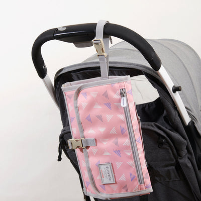 Folding Travel Changing Pad Maroon Chronos