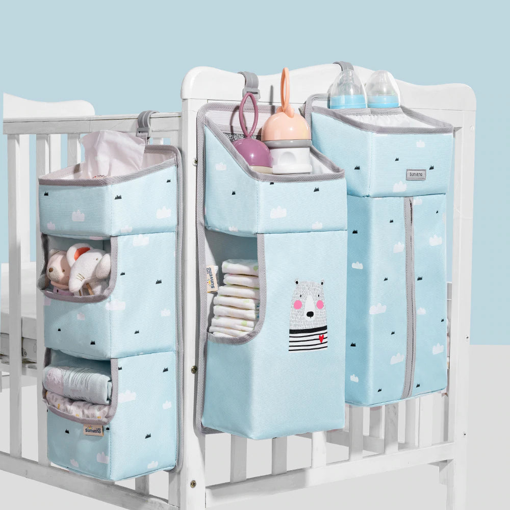 Baby Diaper Caddy with Dividers Maroon Chronos