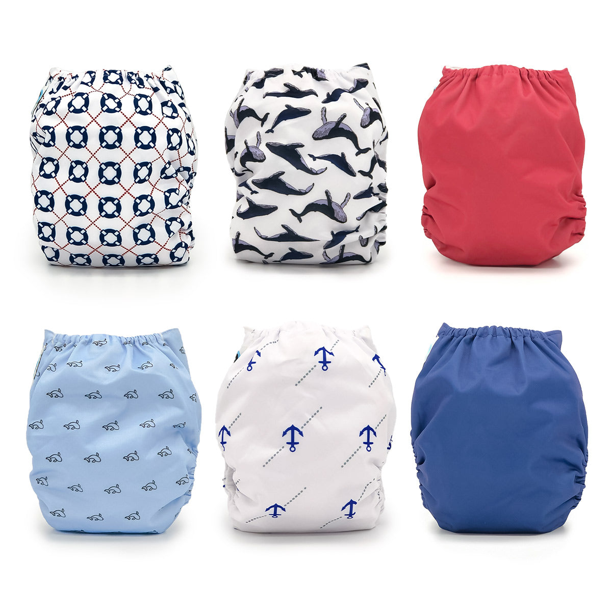 Yachtsman Cloth Diaper Collection Purple Oscar