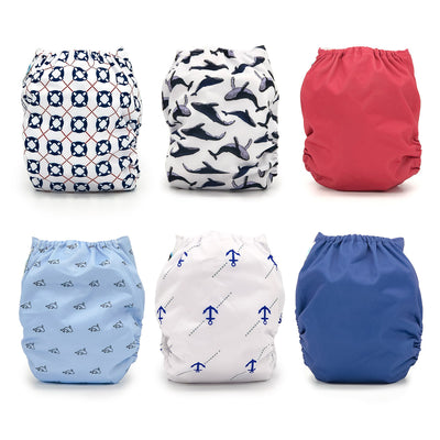 Yachtsman Cloth Diaper Collection Purple Oscar