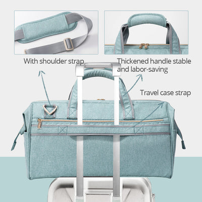 3 in 1 Weekender Travel Luggage Maroon Chronos