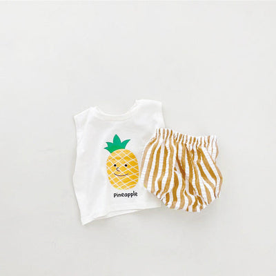 Baby Unisex Fruit Pattern