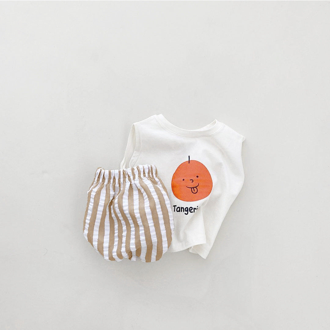 Baby Unisex Fruit Pattern