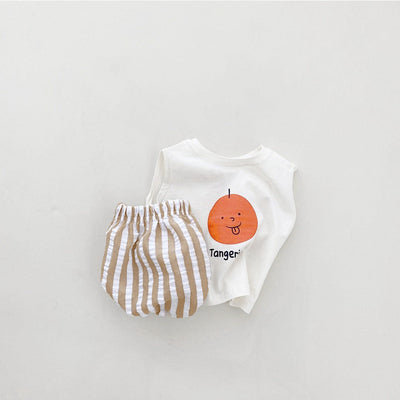 Baby Unisex Fruit Pattern